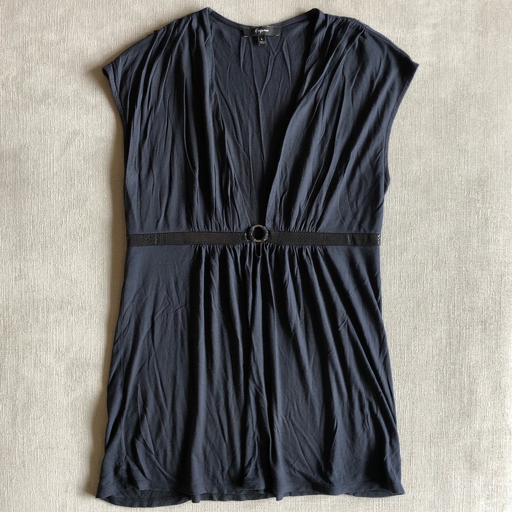 Express Deep V Sleeveless top